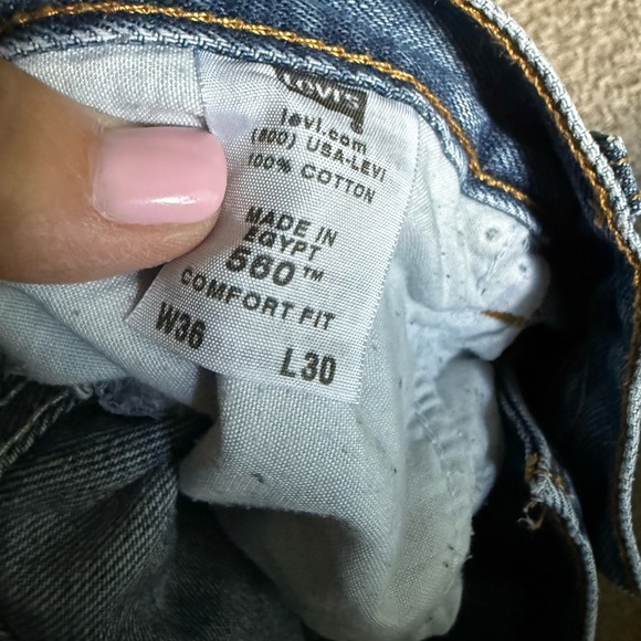 Levi's Relaxed Fit Denim Jeans - Classic Blue - Picture 5 of 5